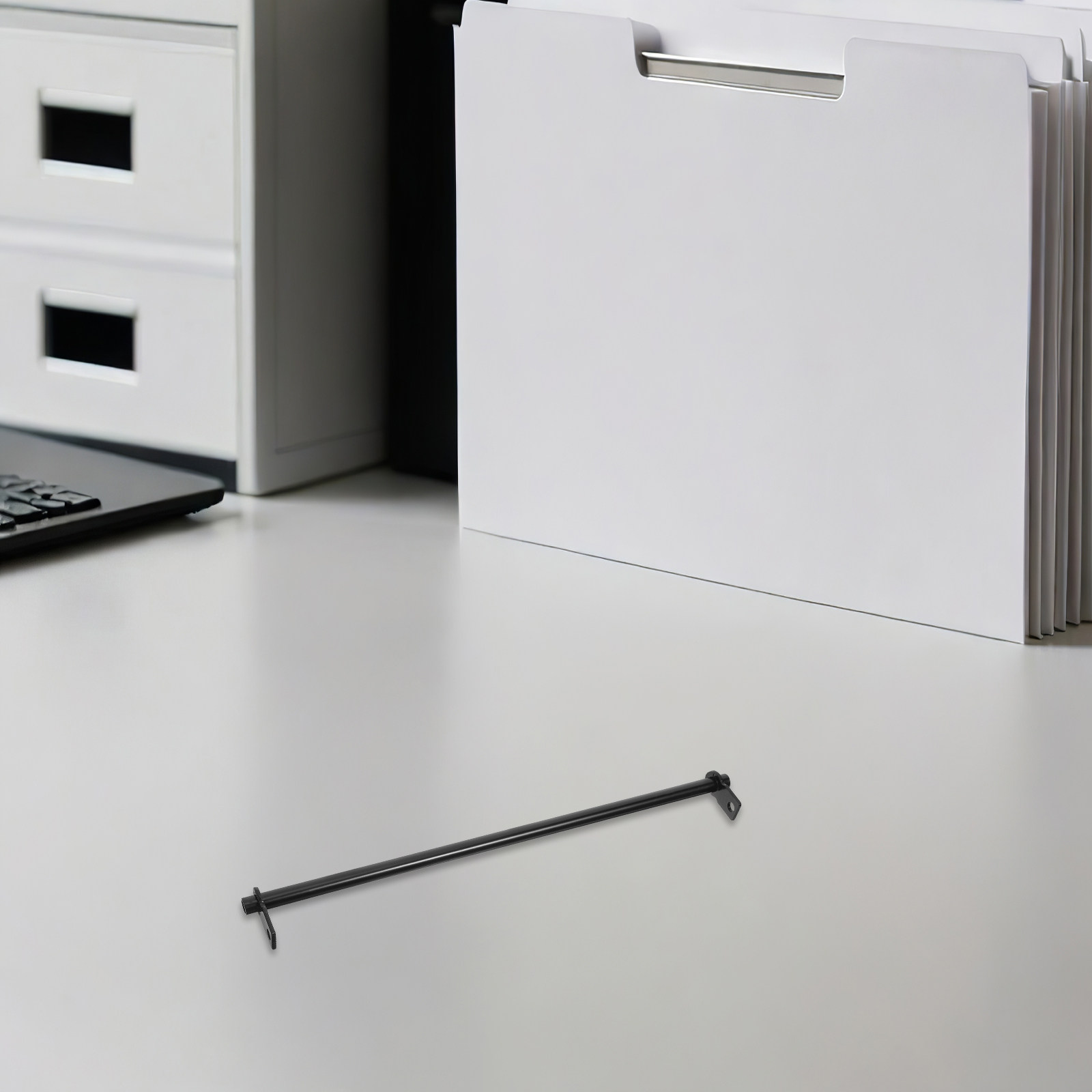 Office Drawer Organizer - 5Pcs Hanging File Folder Double-Ended Metal