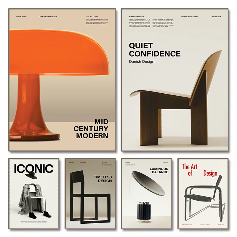 Home Office Minimalist - Minimalist Bauhaus Iconic Mid-Century Chairs Exhibition