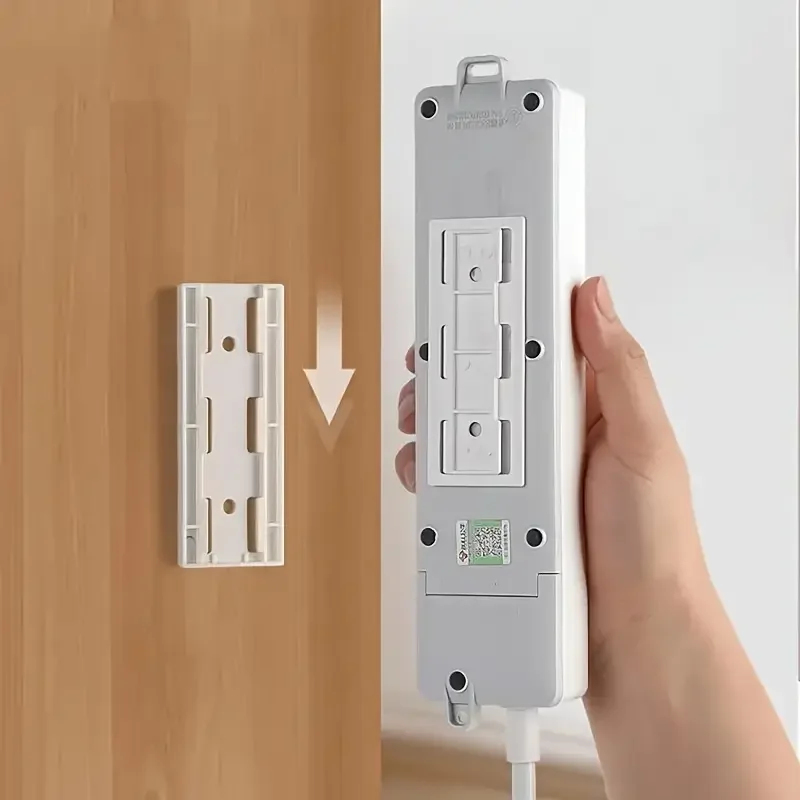 Power Strip Desk - 1/2/5/10PCS Self-Adhesive Desktop Socket Fixer Hanging