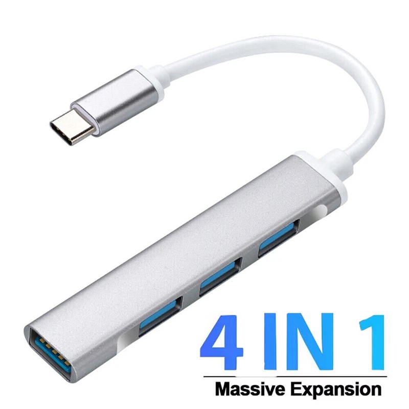 Home Office For Mac - 4-In-1 Type-C Extender Hub 4 Port