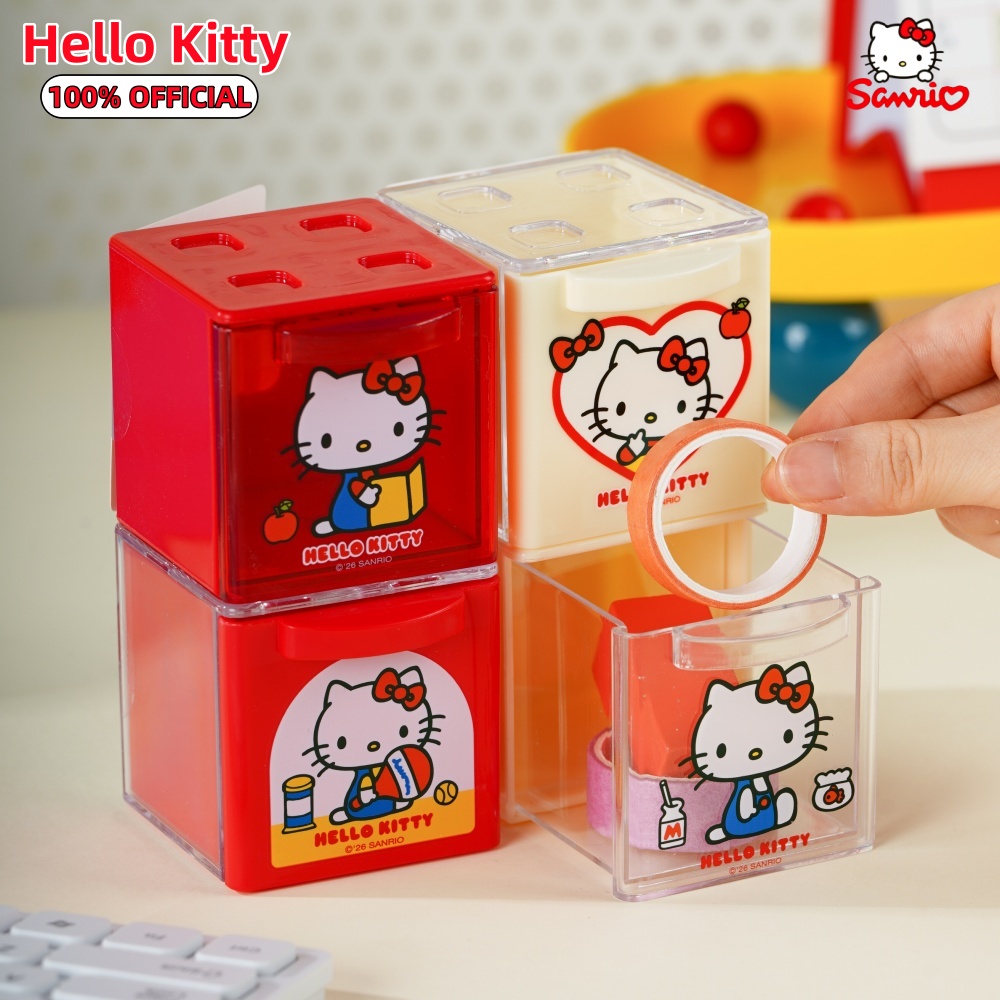 Office Drawer Organizer - Genuine Hello Kitty Mini Storage Cube