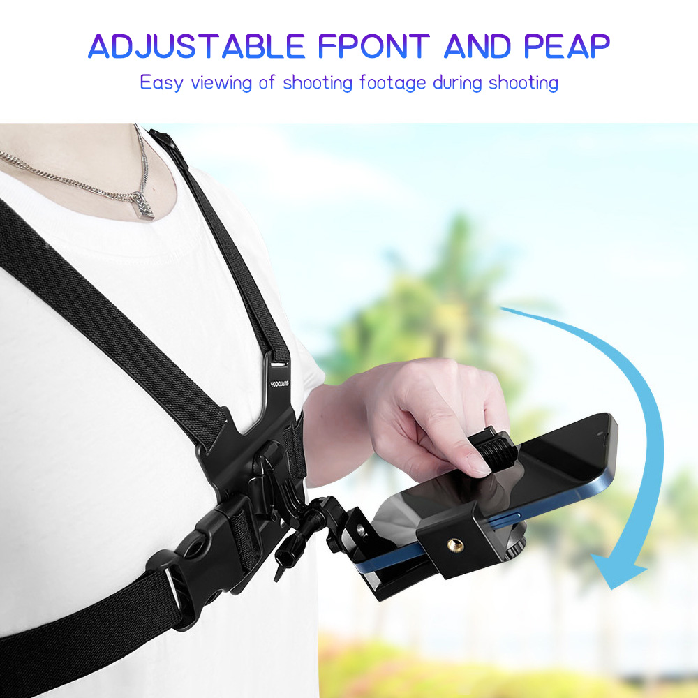 Home Office Minimalist - Chest Mount Phone Strap Holder Adjustable