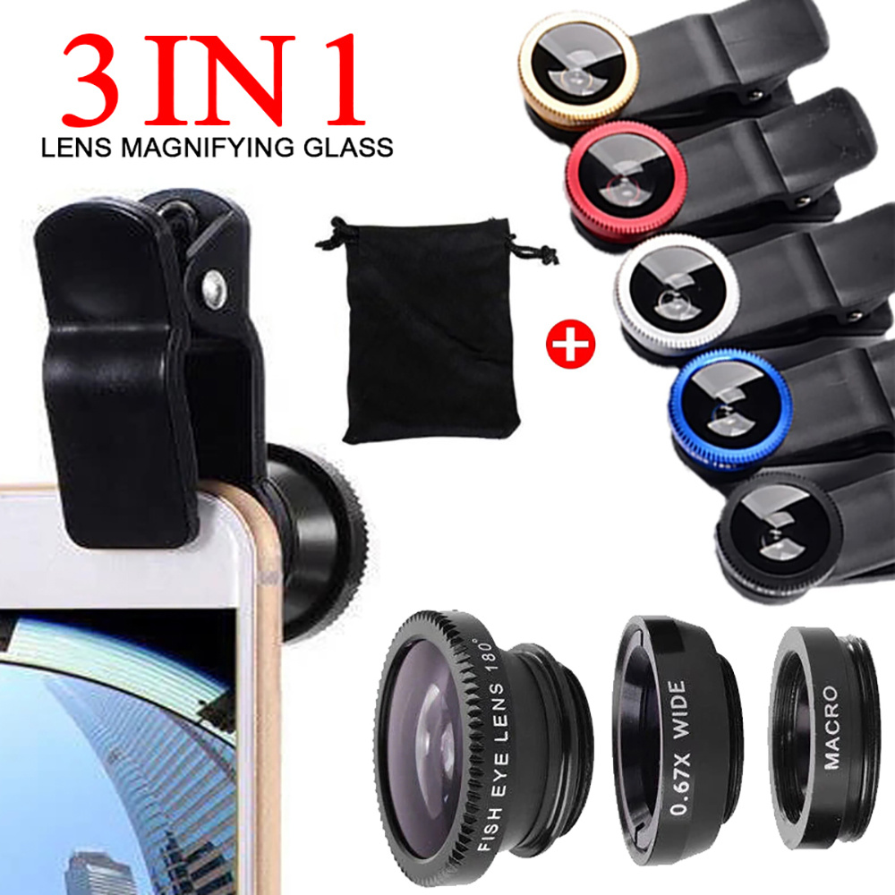 Universal 3 in 1 Fish Eye Lens - огляд і ціна Home Office Zoom