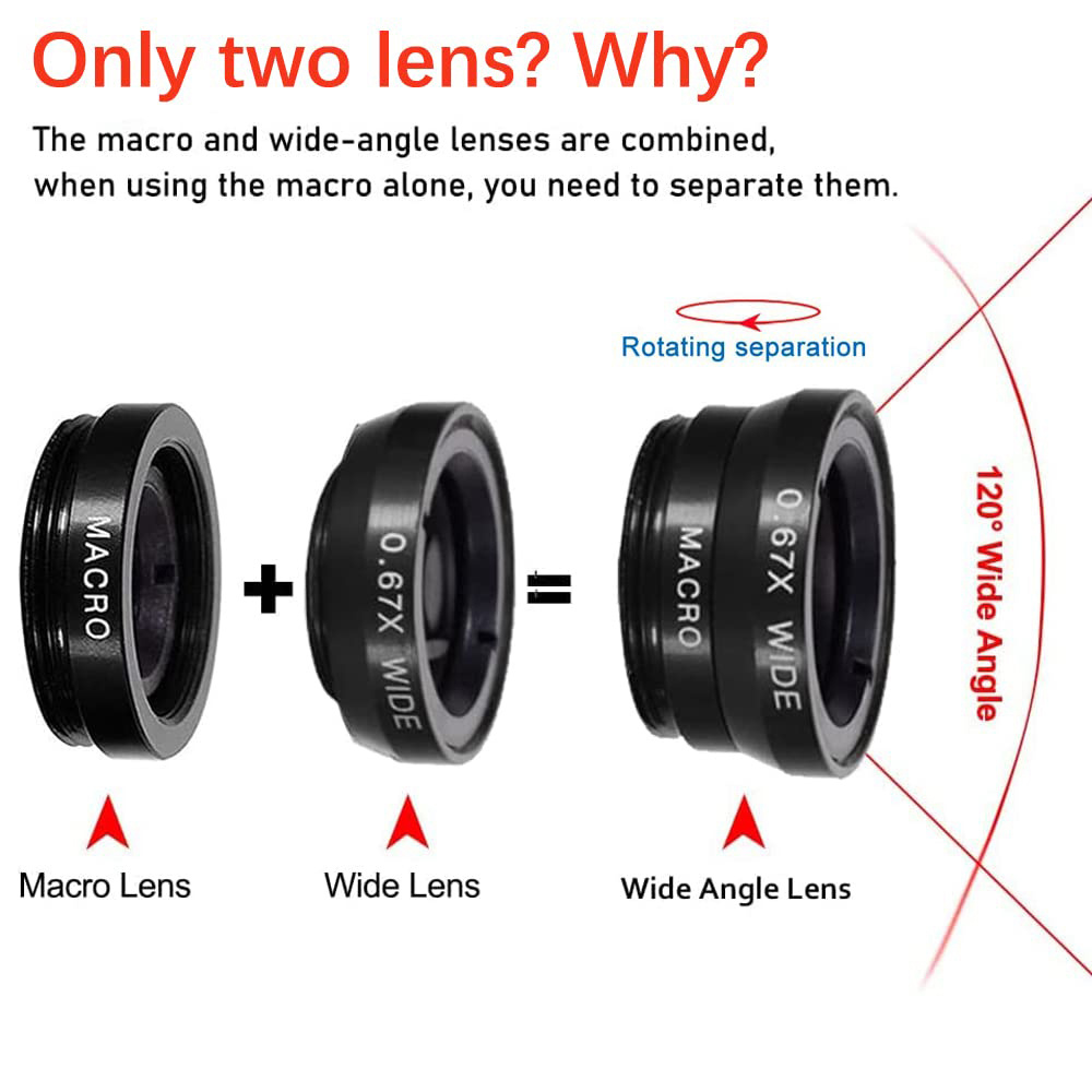 Universal 3 in 1 Fish Eye Lens - огляд і ціна Home Office Zoom