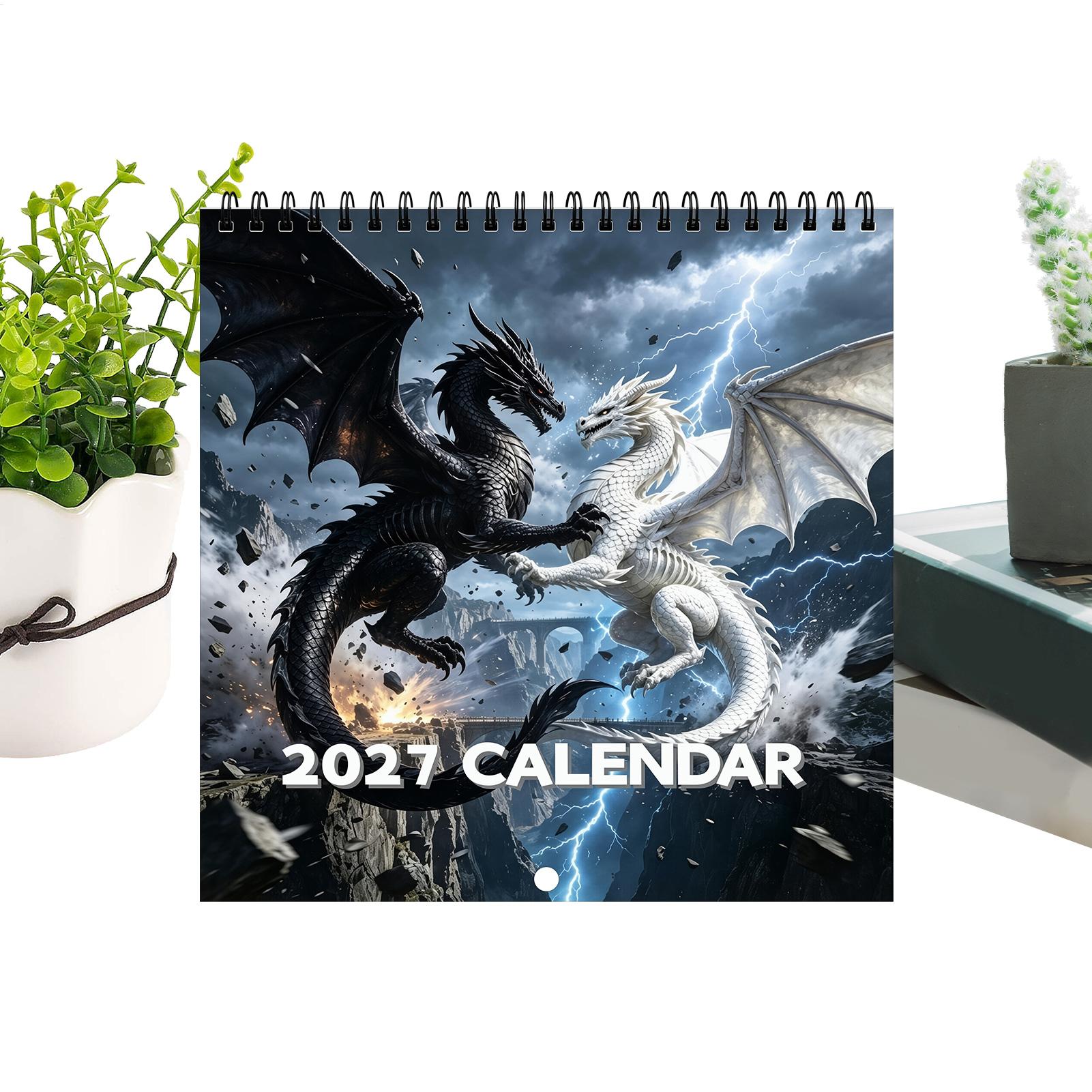 2027 Dragon Spiral Bound Wall  - огляд і ціна Home Office Wallpaper