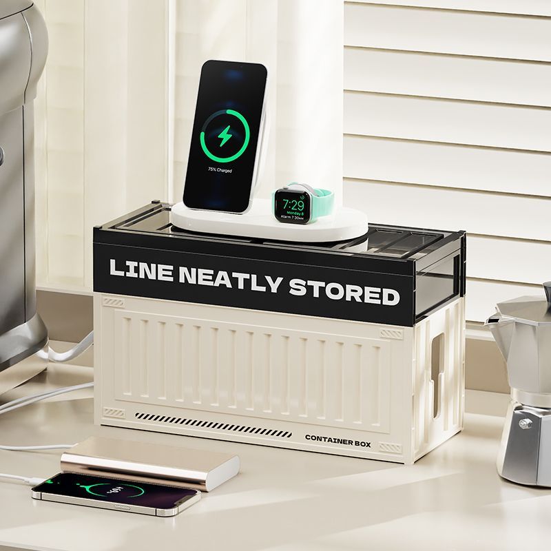 ​​Cable Management Box - Power - огляд і ціна Power Strip Desk