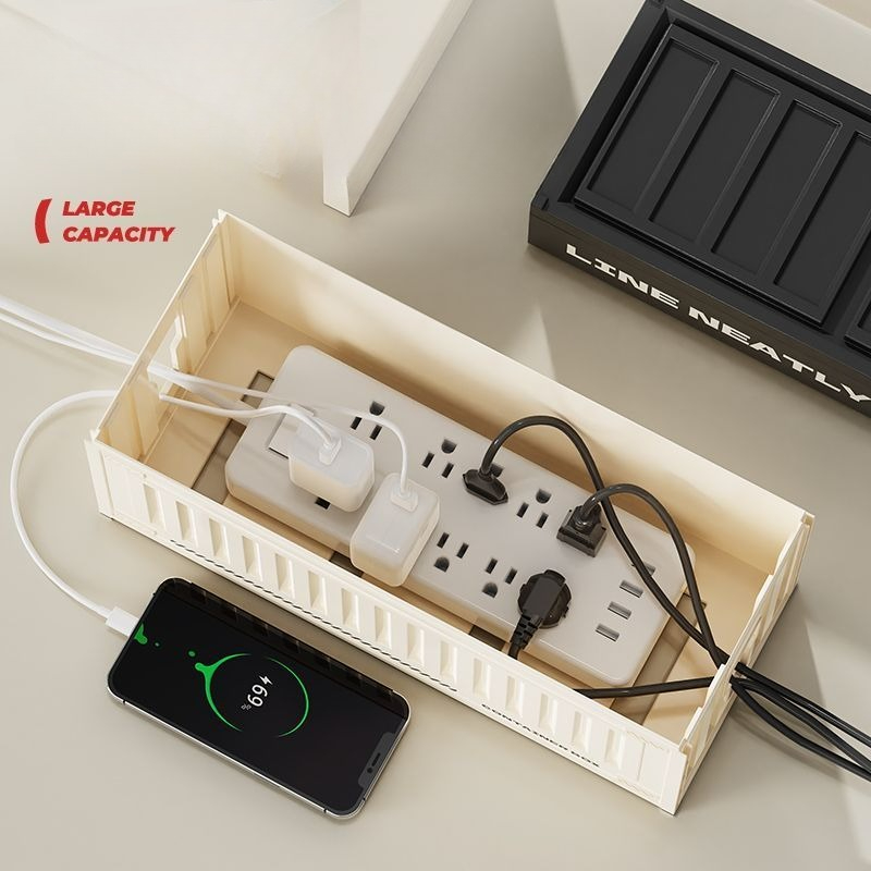 ​​Cable Management Box - Power - огляд і ціна Power Strip Desk