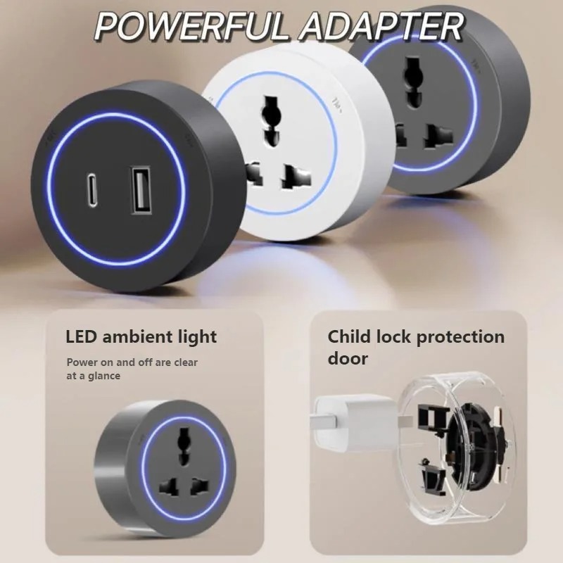 Hidden Wall Socket Power Rail  - огляд і ціна Power Strip Desk