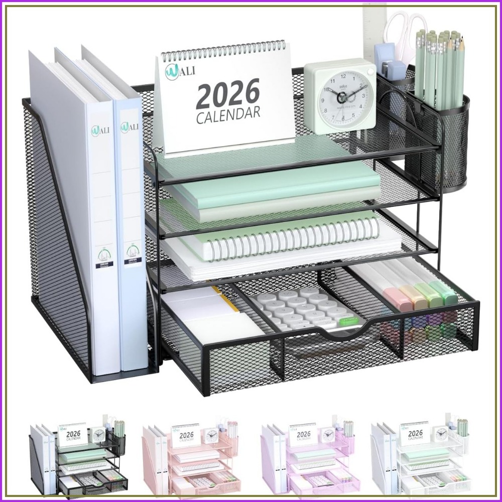 4-Tier Desktop File Organizer  - огляд і ціна Office Drawer Organizer