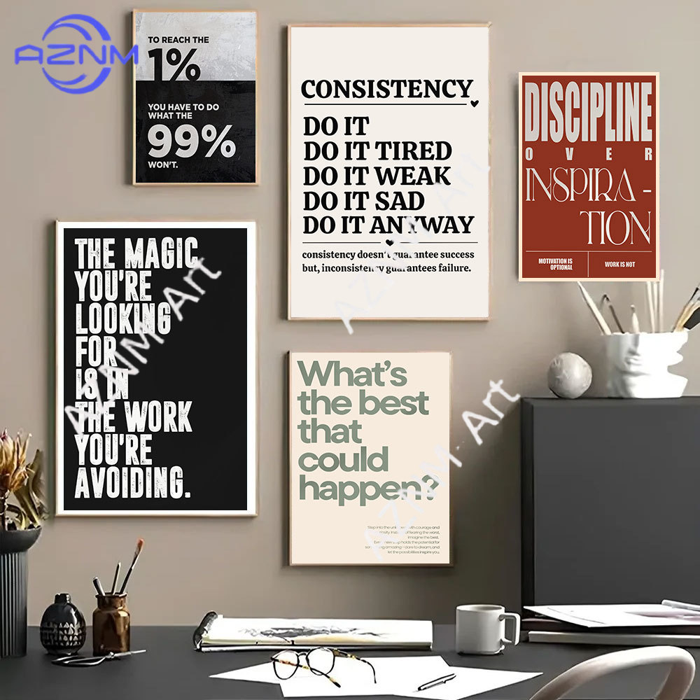 Minimalist Motivational Quotes - огляд і ціна Home Office Minimalist