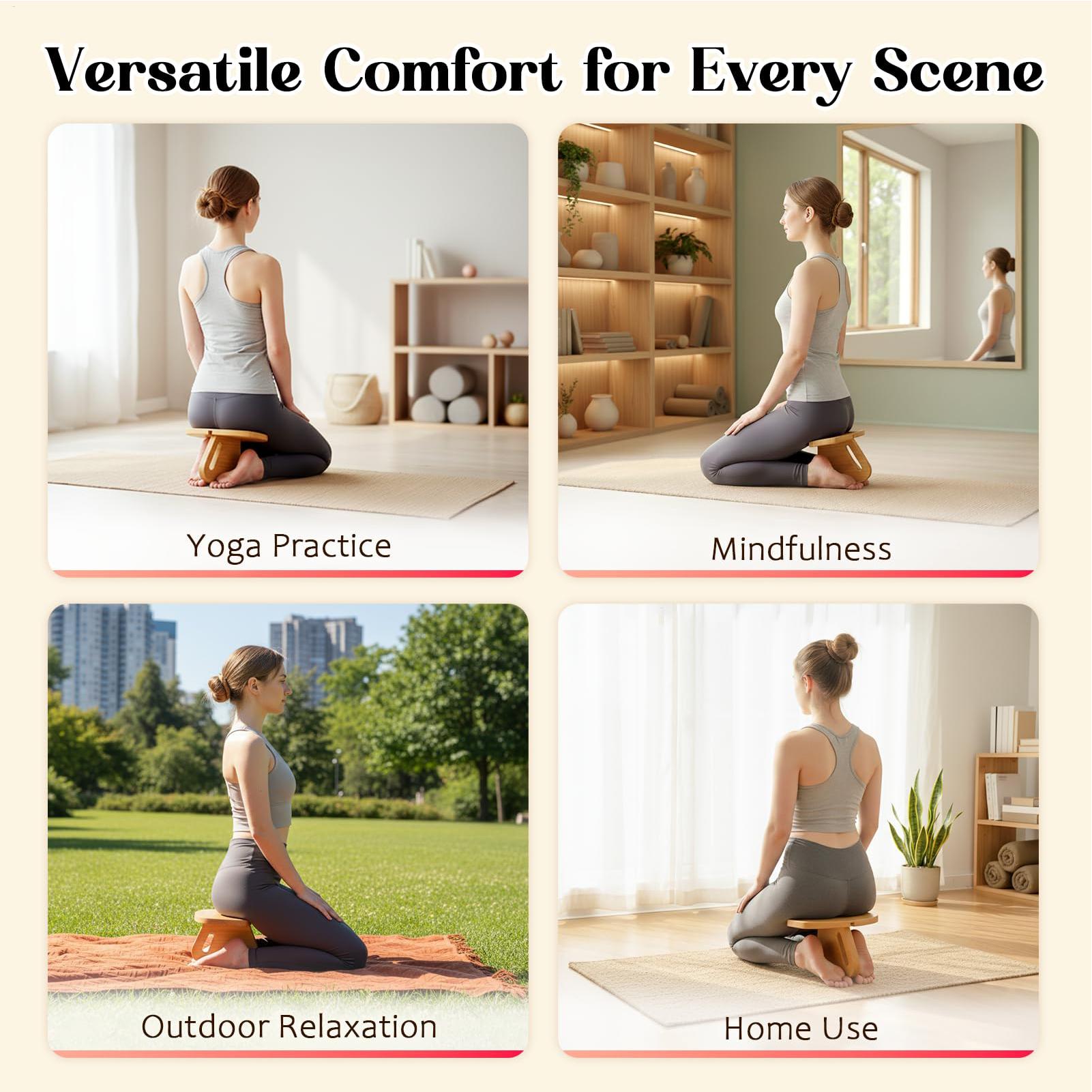 Prayer Stool Wooden Prayer Kne - огляд і ціна Home Office Yoga Room