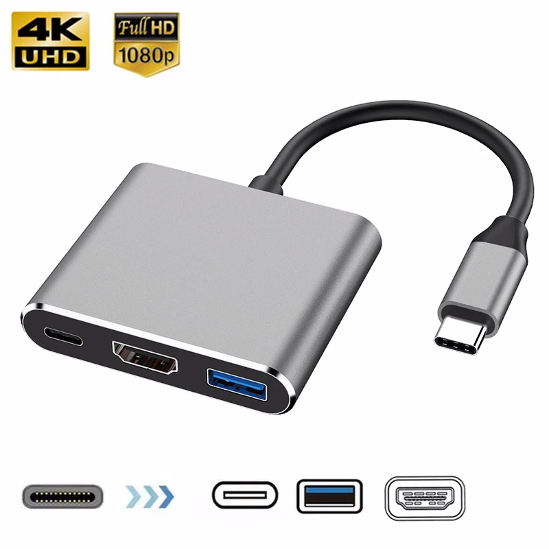 3 In 1 Usb-C Usb Hub Male To F - огляд і ціна Home Office For Mac