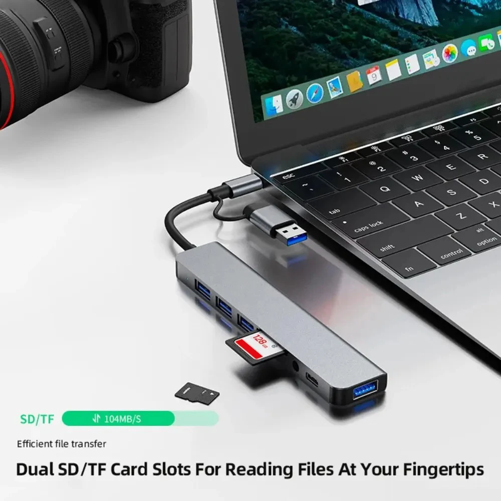 5Gbps USB 3.0 HUB USB C HUB US - огляд і ціна Home Office For Mac