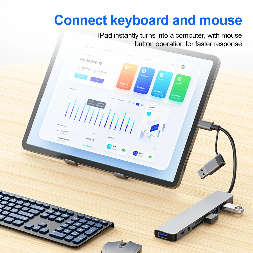 5Gbps USB 3.0 HUB USB C HUB US - огляд і ціна Home Office For Mac