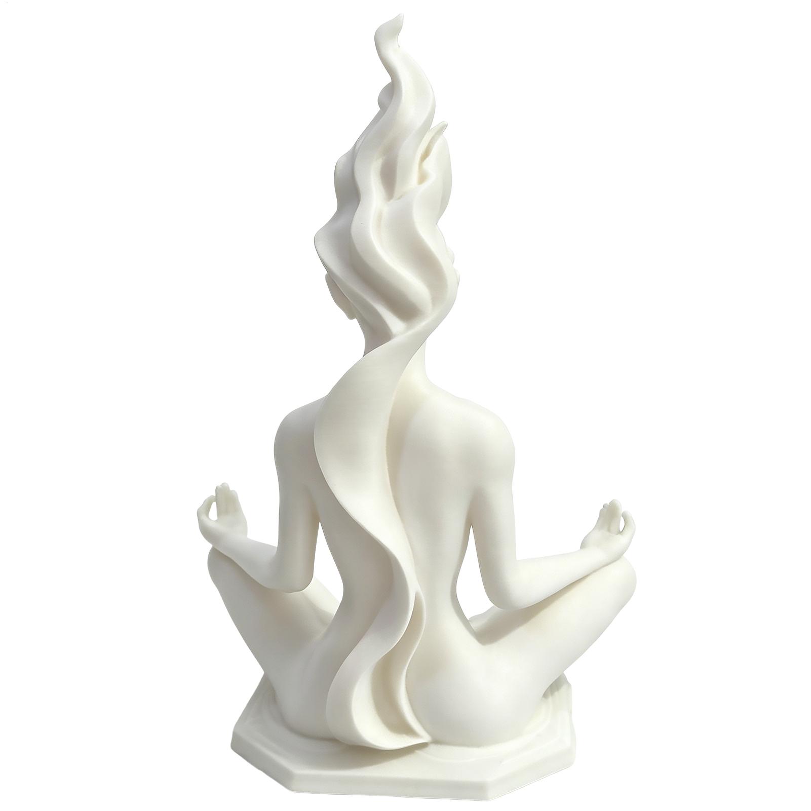 Meditation Women Yoga Figurine - огляд і ціна Home Office Yoga Room