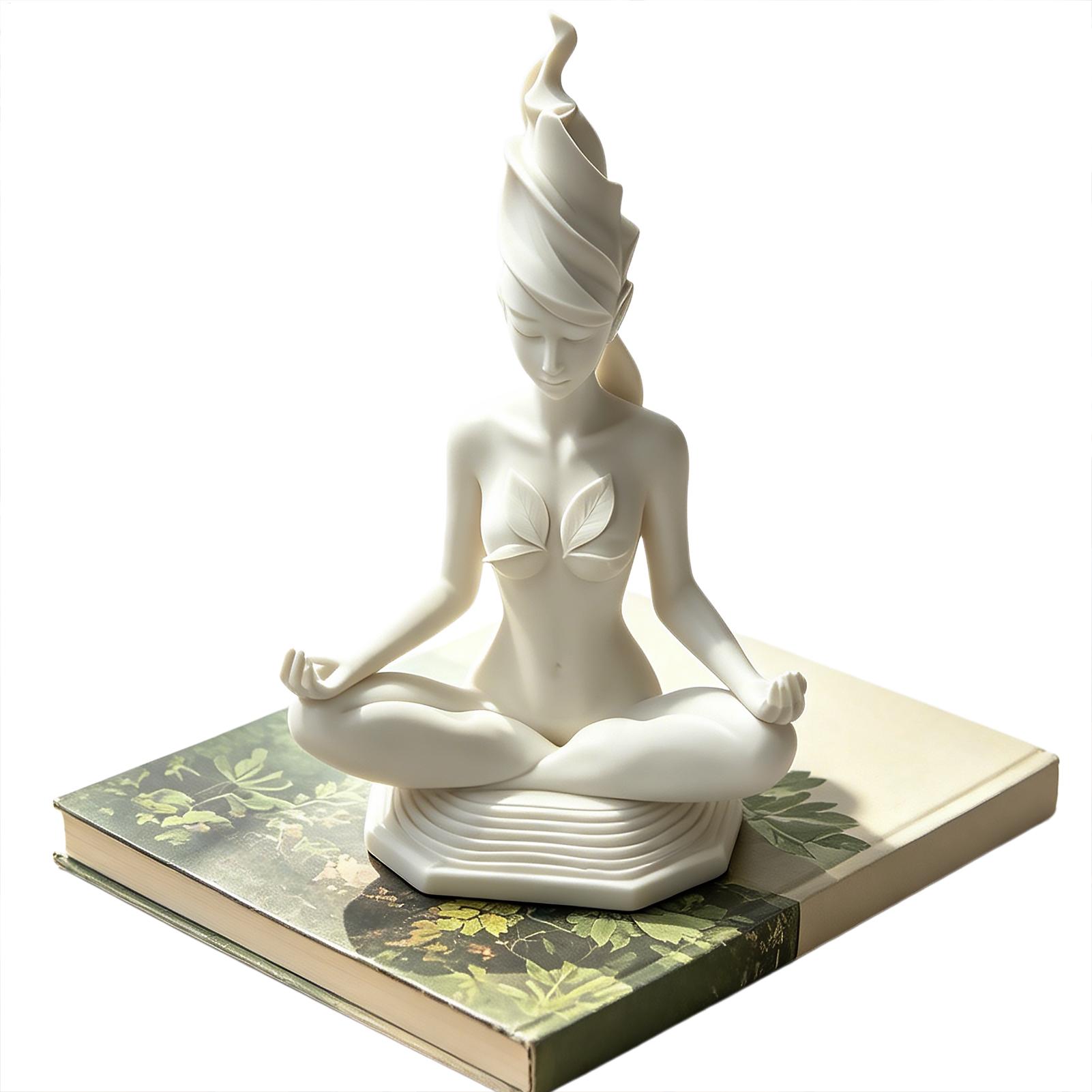 Meditation Women Yoga Figurine - огляд і ціна Home Office Yoga Room