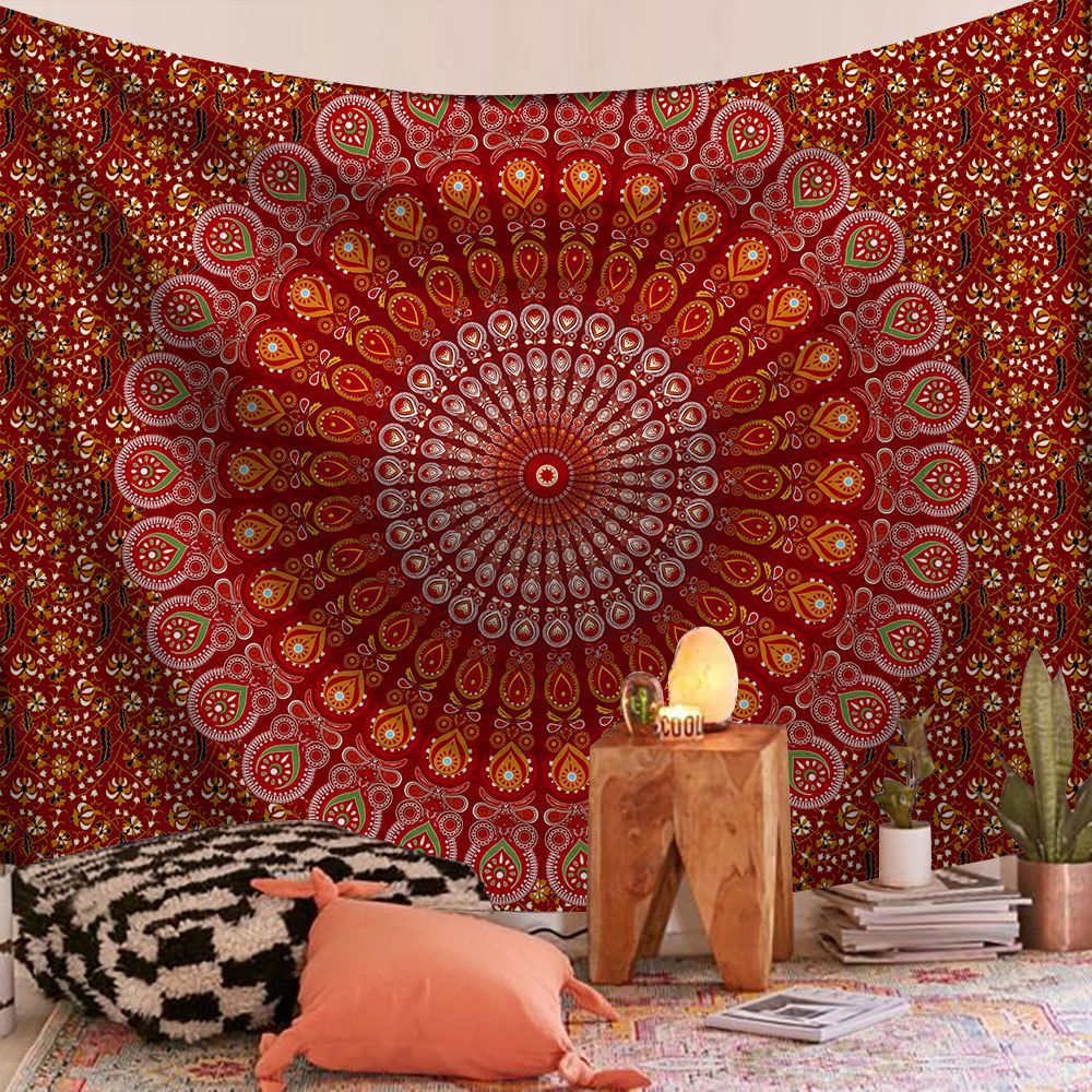 Indian Mandala Wall Hanging Ta - огляд і ціна Home Office Yoga Room