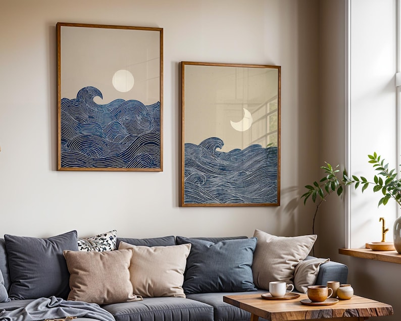 2pcs Japandi Minimalist Moon C - огляд і ціна Home Office Minimalist