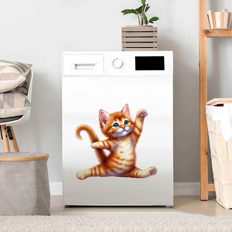 Yoga Cat  Wall Sticker Removab - огляд і ціна Home Office Yoga Room