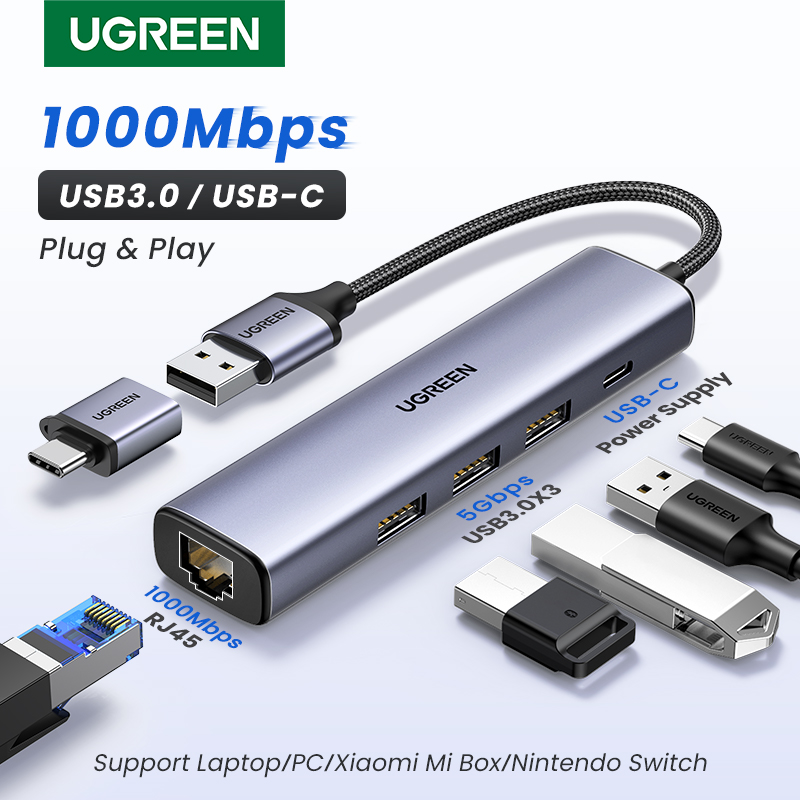 UGREEN USB Ethernet Adapter 10 - огляд і ціна Home Office For Mac