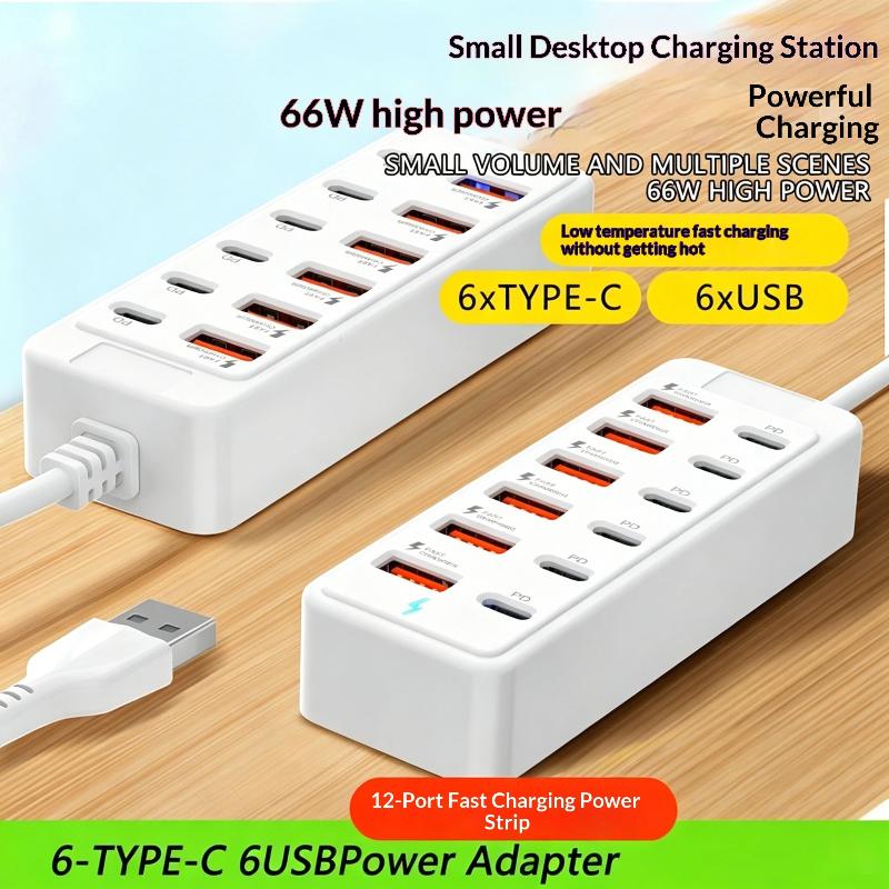 HOT 12 In 1 Power Strip Multi  - огляд і ціна Power Strip Desk