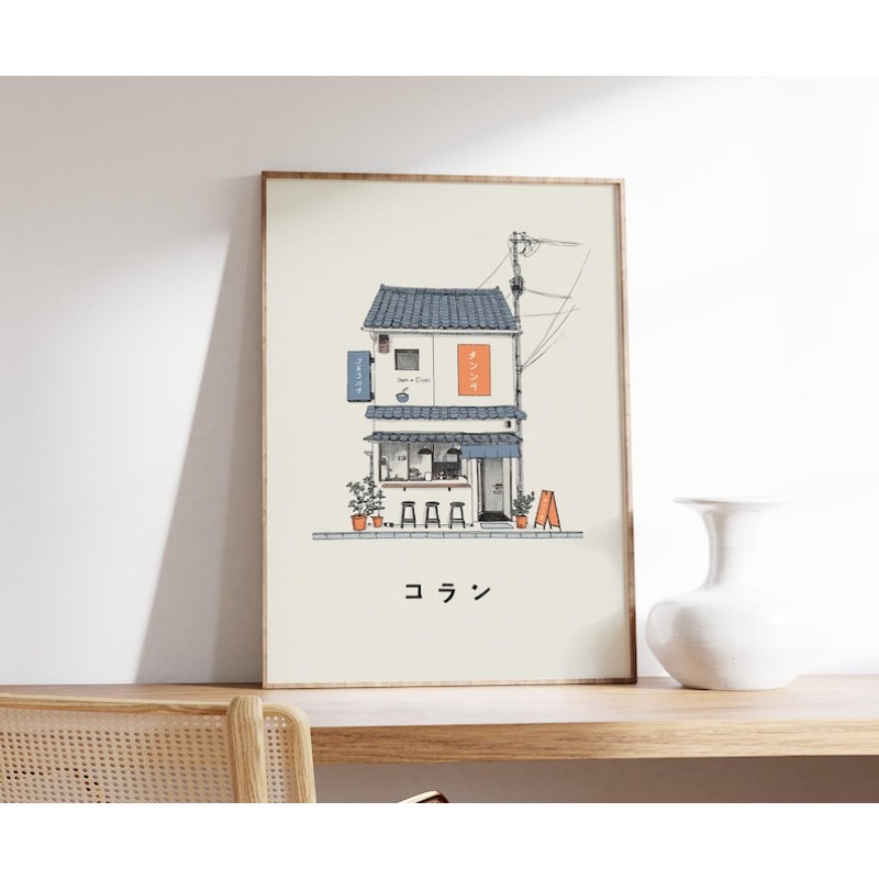 1pc Japanese Ramen Shop Canvas - огляд і ціна Home Office Minimalist