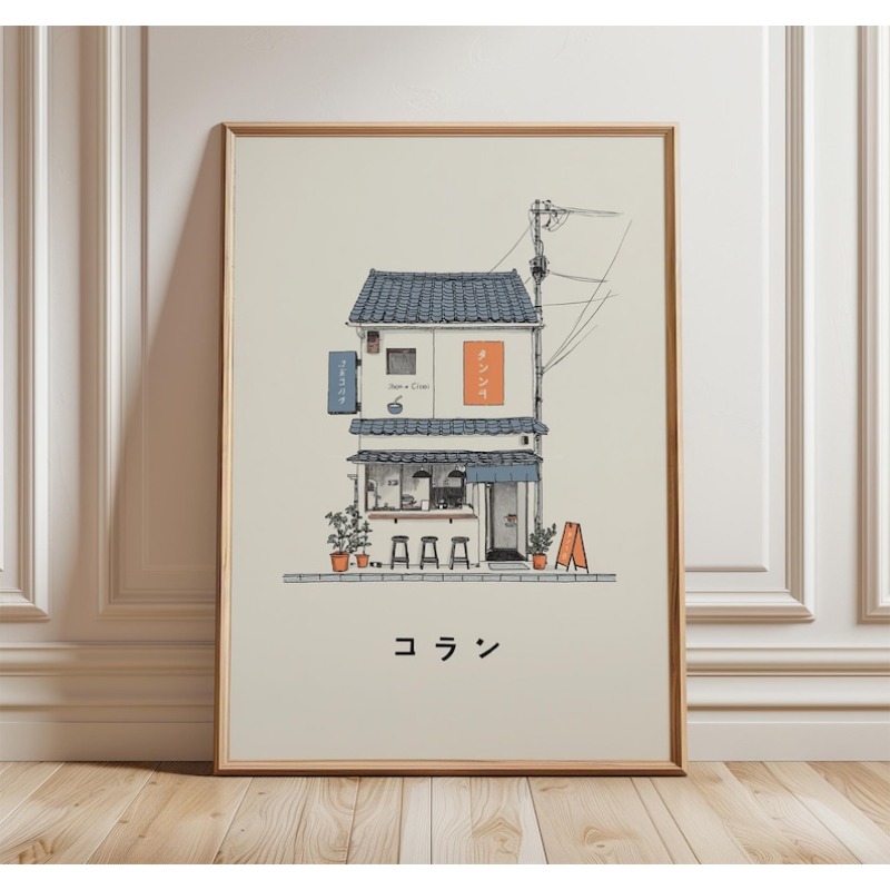 1pc Japanese Ramen Shop Canvas - огляд і ціна Home Office Minimalist