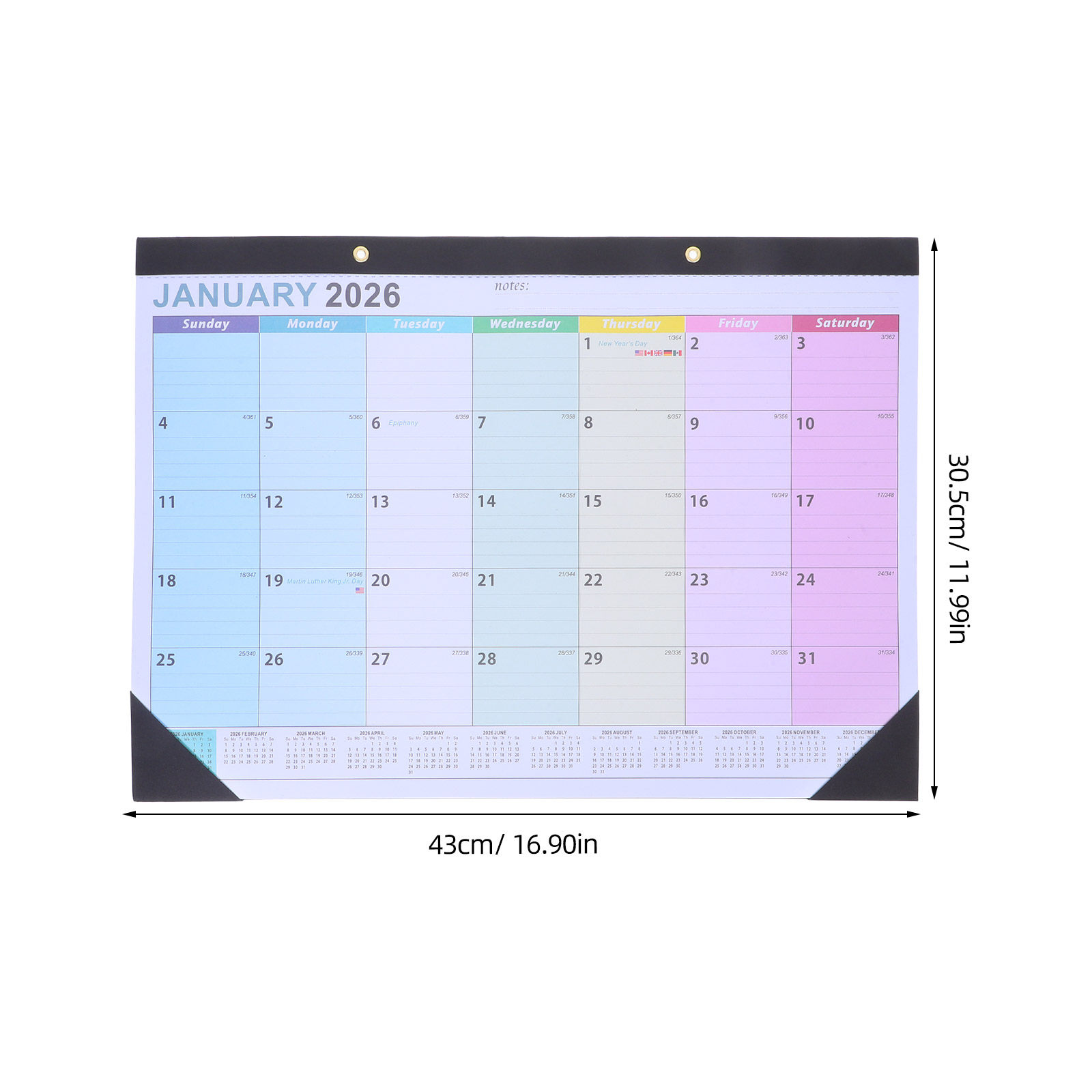 2026 Wall Calendar 18 Months f - огляд і ціна Home Office Layout