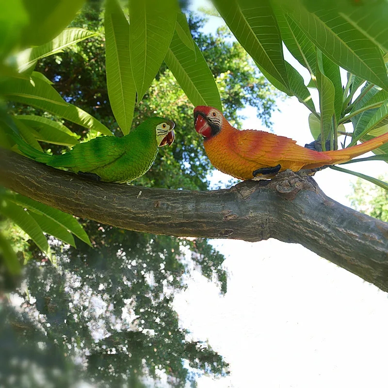 Simulation Resin Parrot Statue - огляд і ціна Home Office Simulator