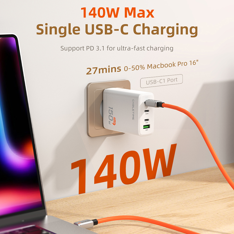 CABLETIME USB C Charger 150W P - огляд і ціна Home Office For Mac