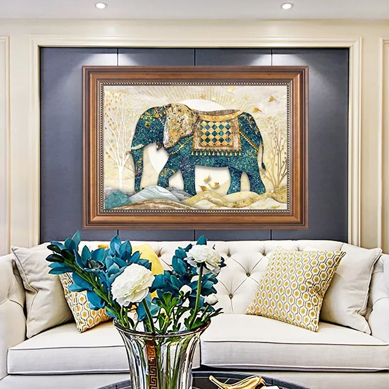 Glazed Elephant 5D Diamond Pai - огляд і ціна Home Office Wallpaper