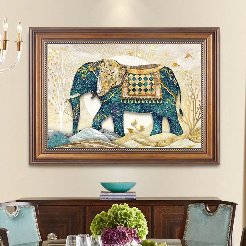 Glazed Elephant 5D Diamond Pai - огляд і ціна Home Office Wallpaper