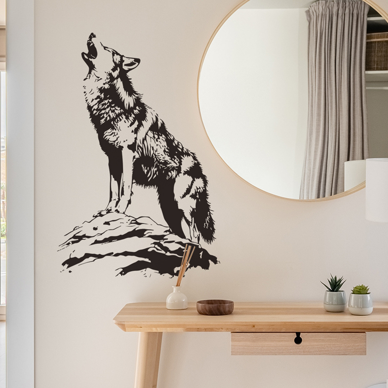 Animal Poster 3D Lone Wolf How - огляд і ціна Home Office Wallpaper