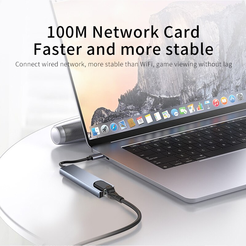 Usb 8 In 1 Type C 3 1 To 4k Hd - огляд і ціна Home Office For Mac