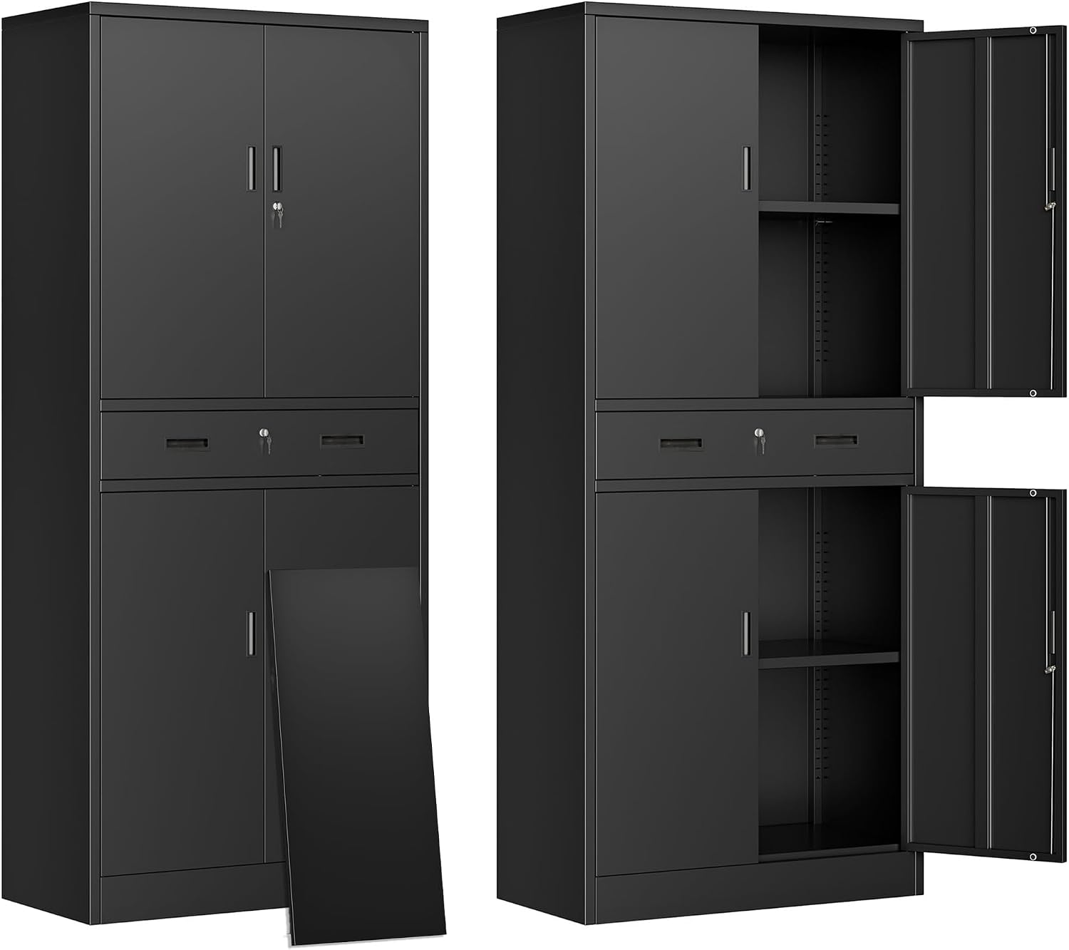 Tall Metal Storage Cabinet Wit - огляд і ціна Office Drawer Organizer