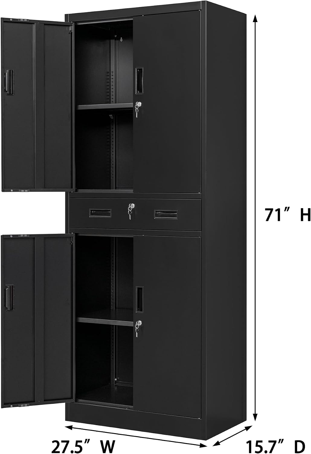 Tall Metal Storage Cabinet Wit - огляд і ціна Office Drawer Organizer