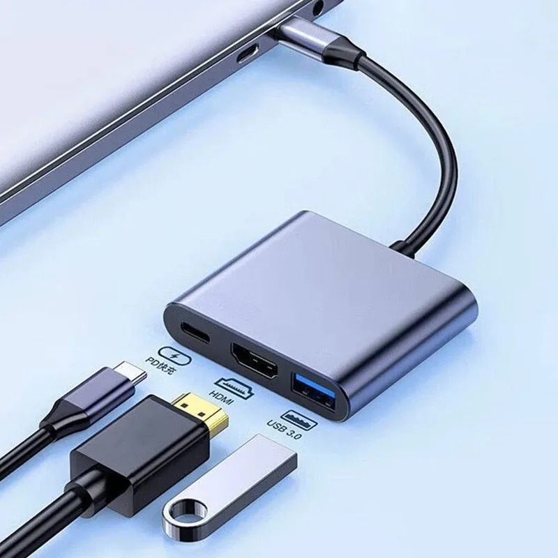 USB C HUB 3in1 Type C 3.0 to H - огляд і ціна Home Office For Mac