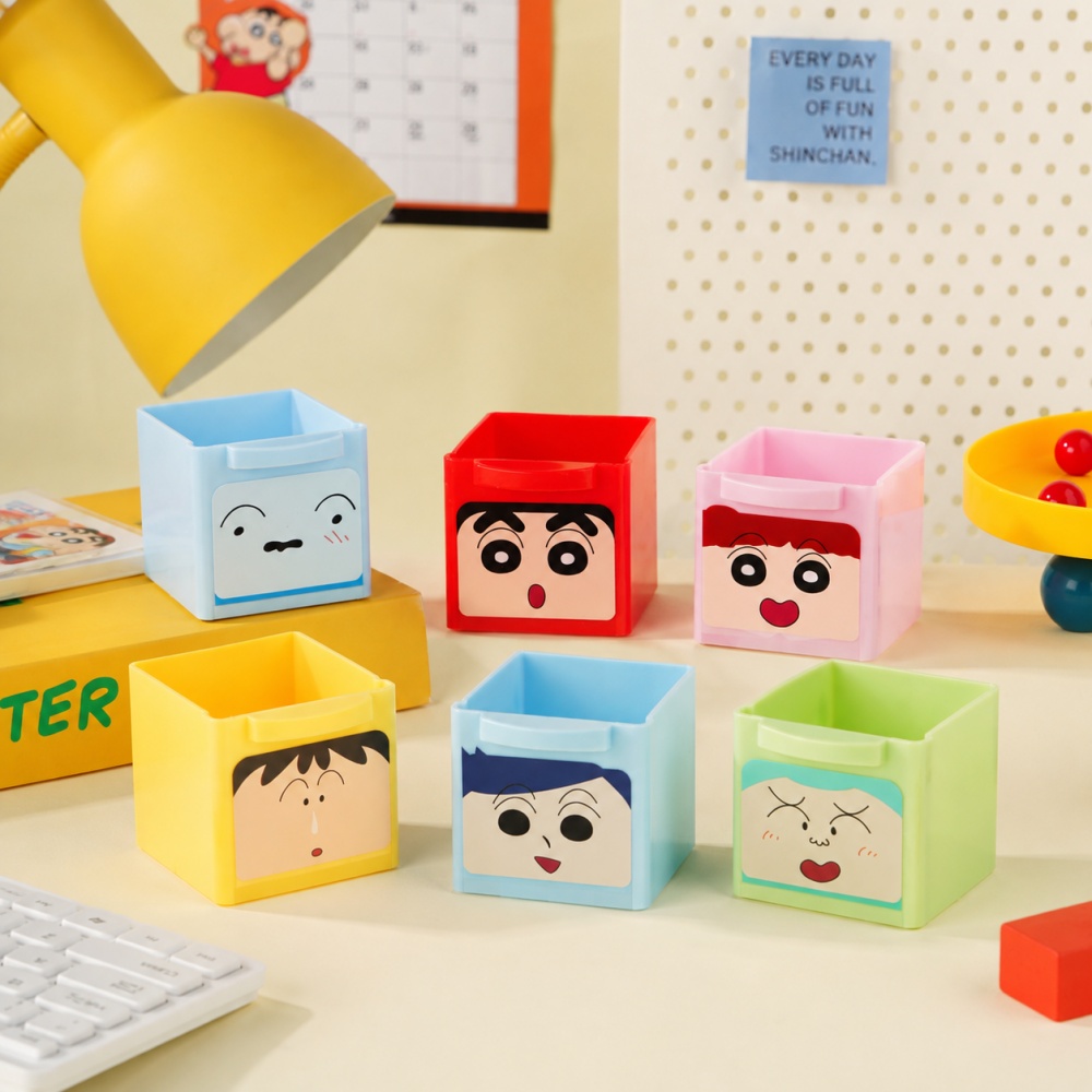 Genuine Crayon Shin-chan 6 Gri - огляд і ціна Office Drawer Organizer