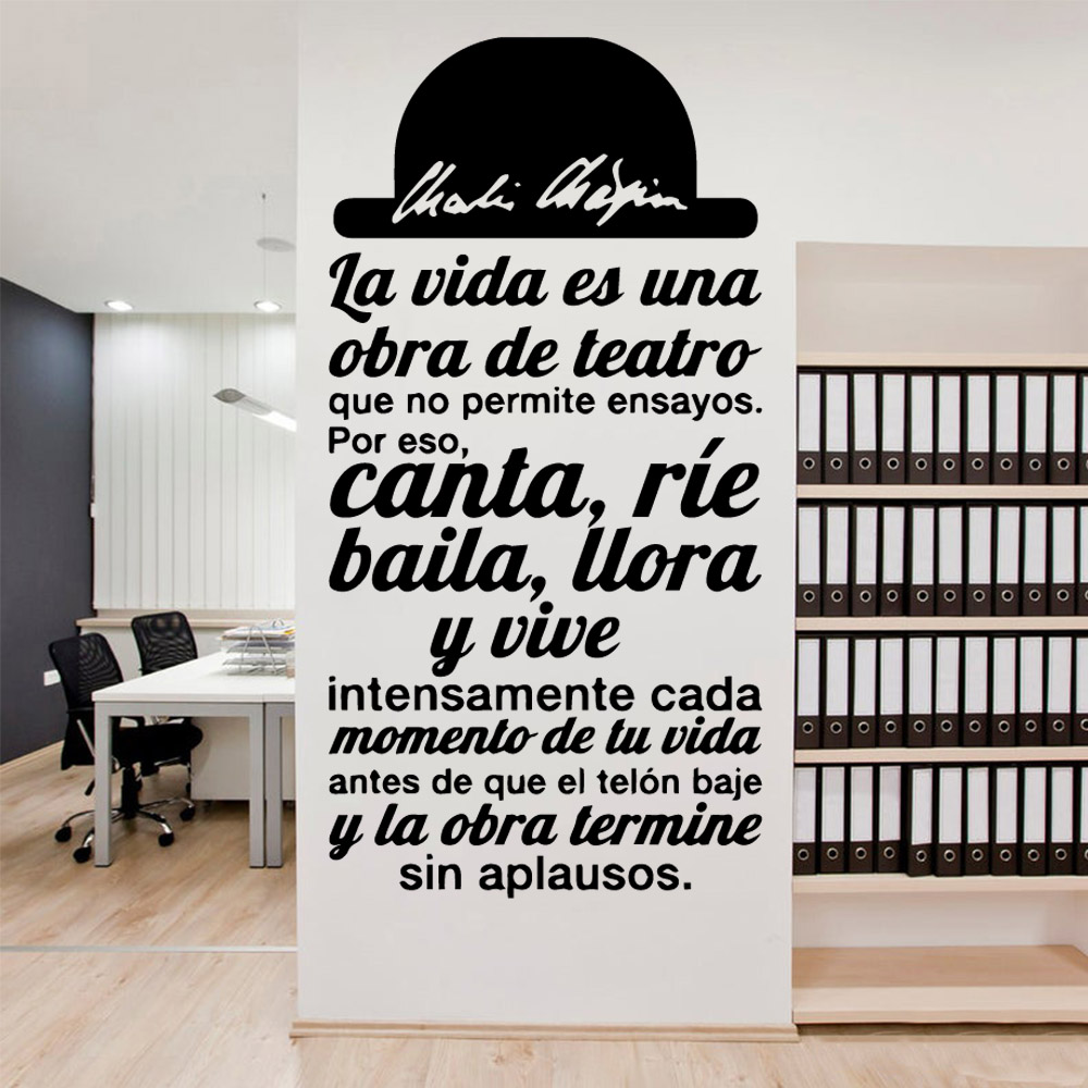 1 pc Spanish Motivational text - огляд і ціна Home Office Wallpaper