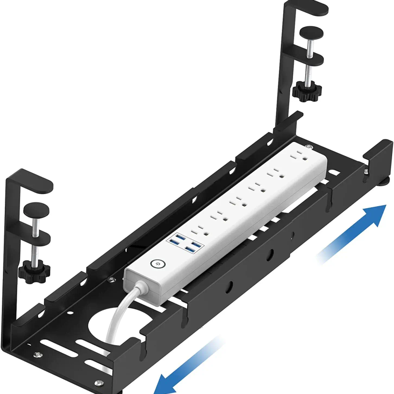 No Drilling Extendable Under D - огляд і ціна Power Strip Desk