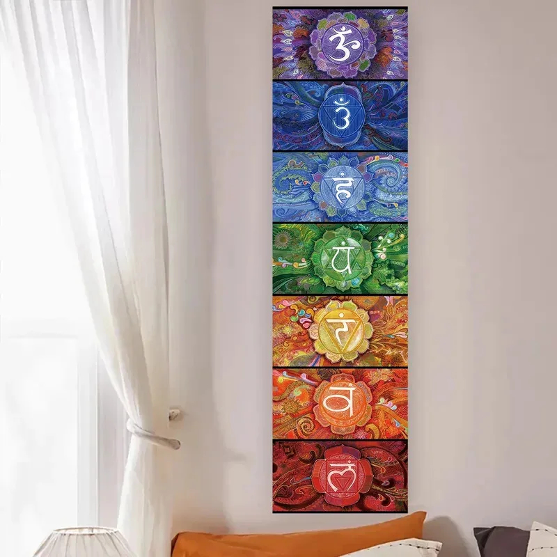 VIKAMA Vertical Seven Chakra S - огляд і ціна Home Office Yoga Room