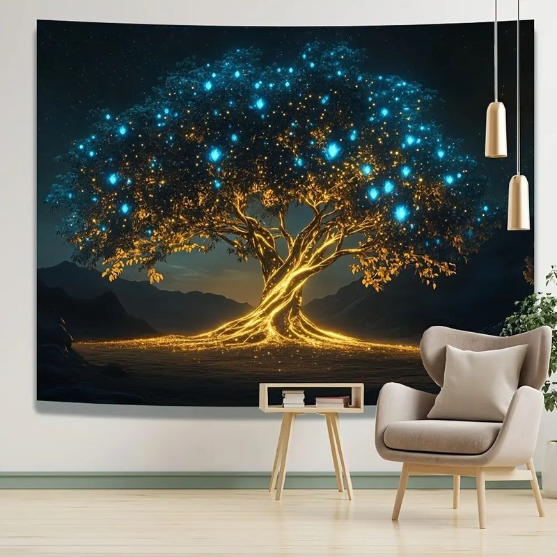VIKAMA Luminous Tree of Life T - огляд і ціна Home Office Yoga Room
