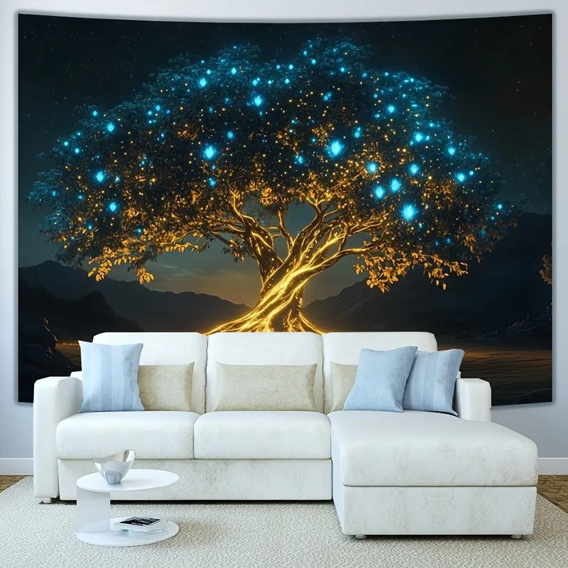 VIKAMA Luminous Tree of Life T - огляд і ціна Home Office Yoga Room