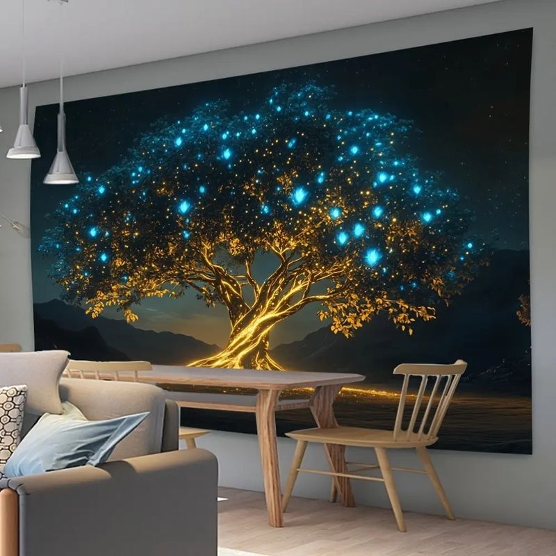 VIKAMA Luminous Tree of Life T - огляд і ціна Home Office Yoga Room