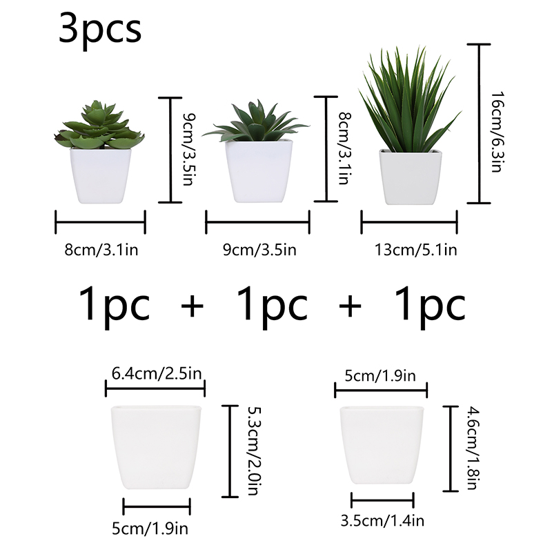 3PCS Artificial Evergreen Plan - огляд і ціна Home Office Layout