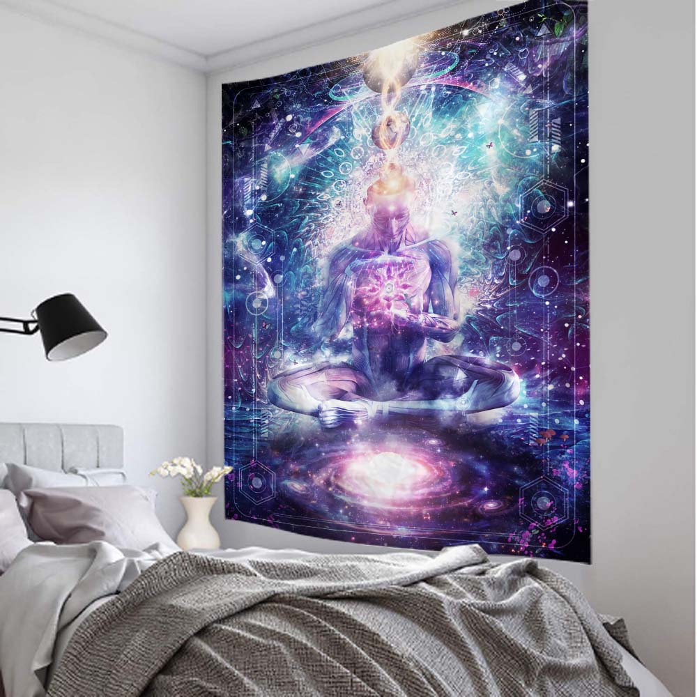 Tapestry Wall Hanging Chakra P - огляд і ціна Home Office Yoga Room