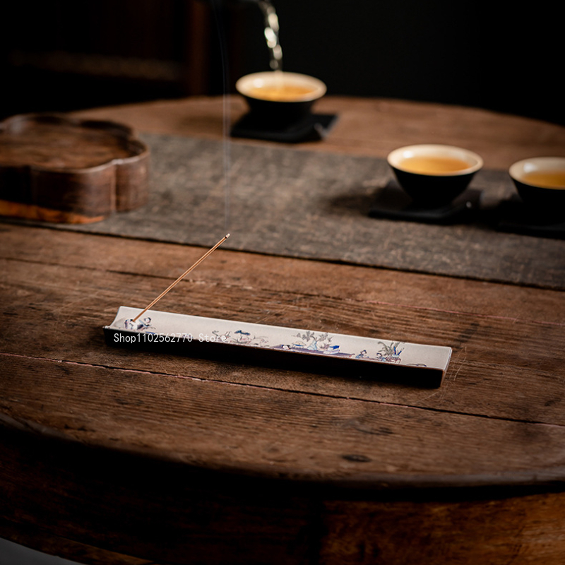 Zen Ceramic Incense Insert Ena - огляд і ціна Home Office Yoga Room