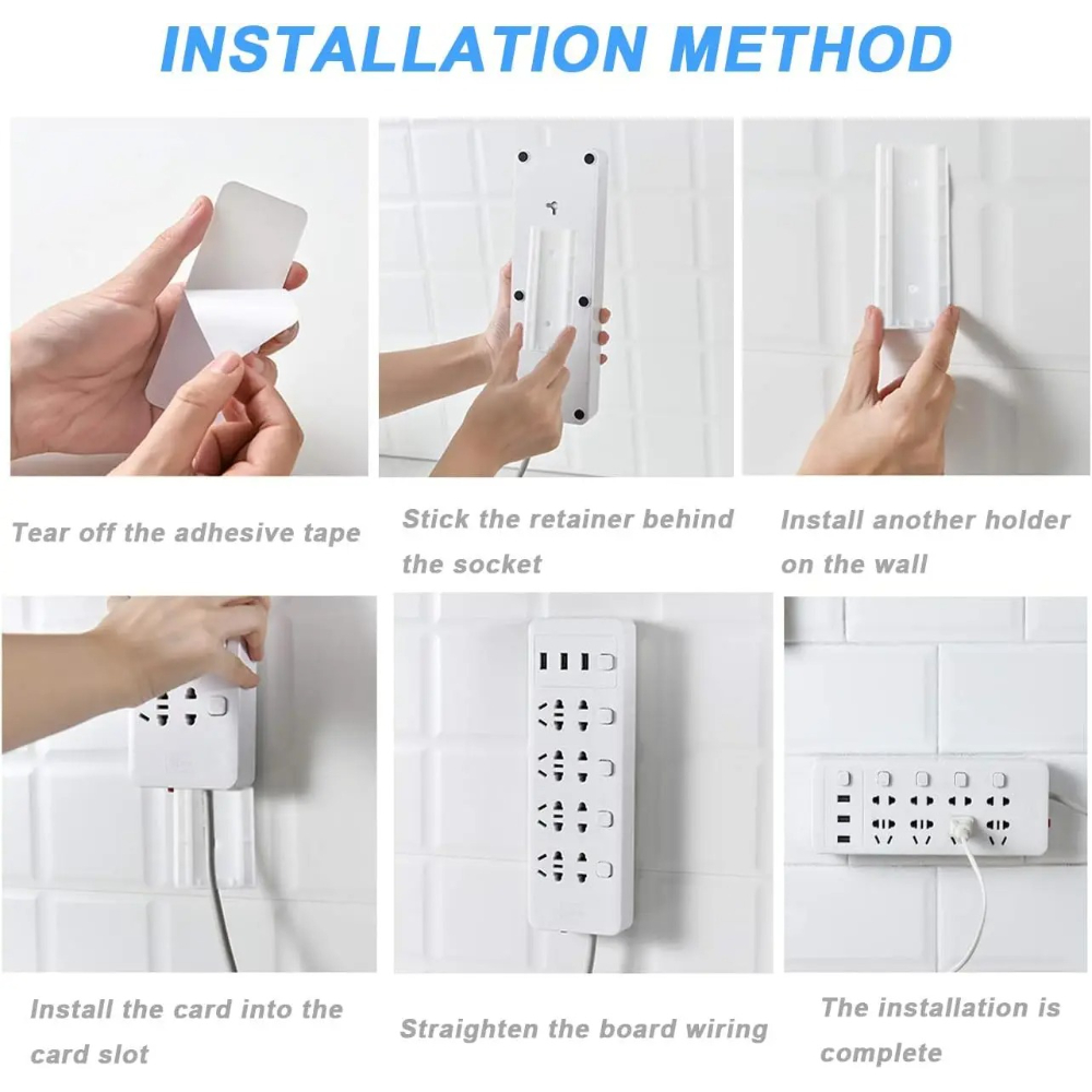 2/4 PCS Power Strip Holder No  - огляд і ціна Power Strip Desk