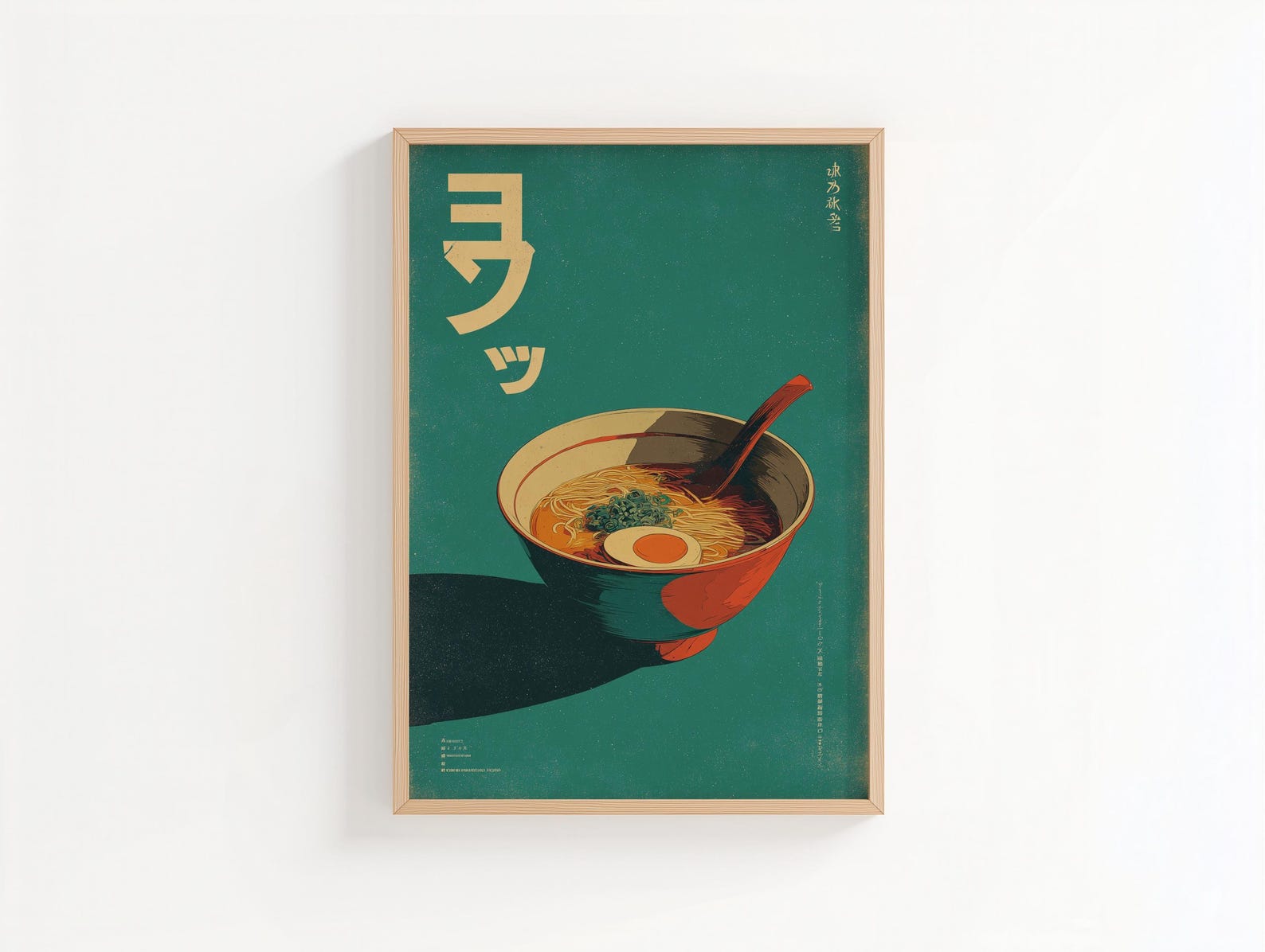 Retro Japanese Ramen Canvas Ar - огляд і ціна Home Office Minimalist