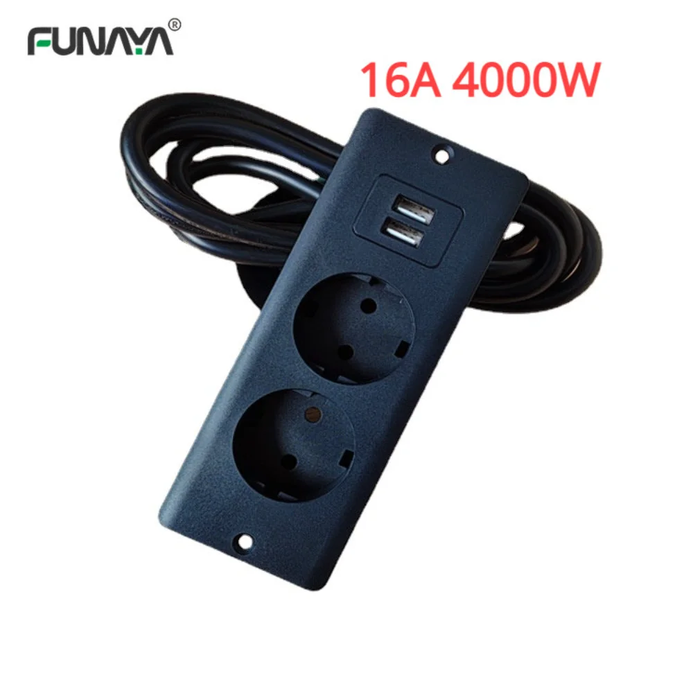 EU KR Table Recessed Sockets 2 - огляд і ціна Power Strip Desk